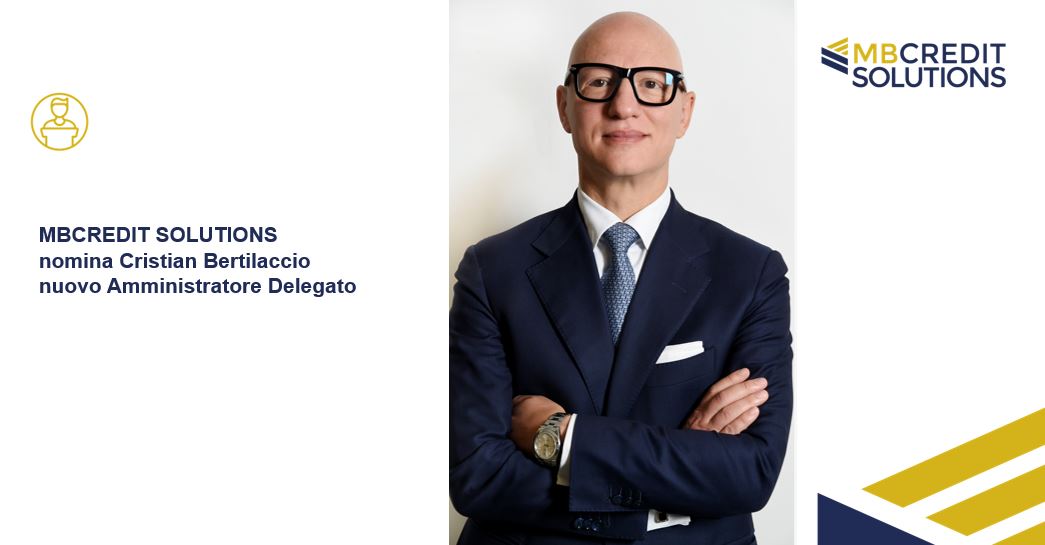 Cristian Bertilaccio, nuovo AD MBCredit Solutions